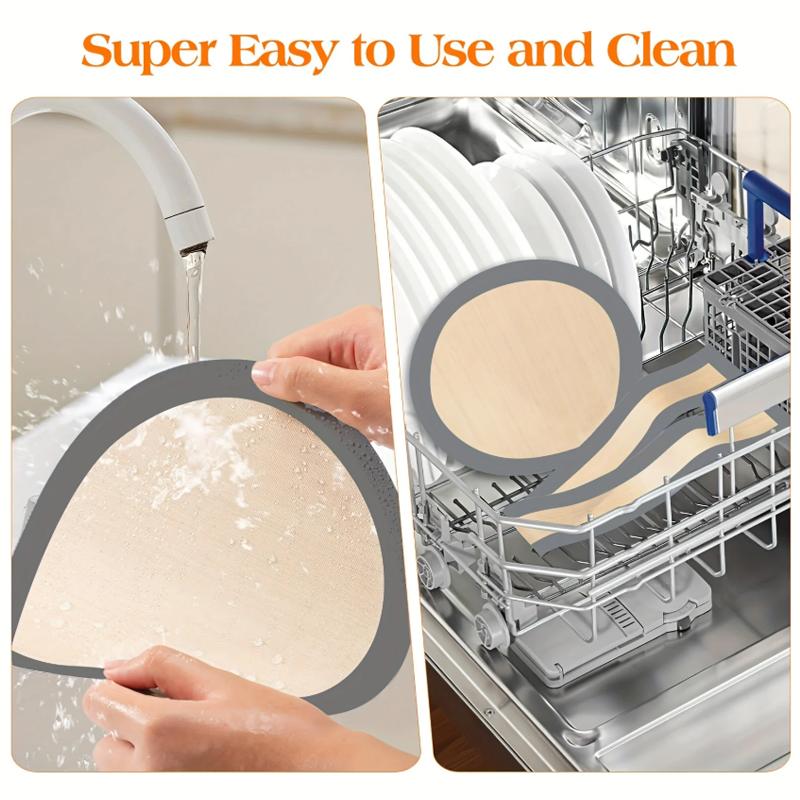 Silicone Baking Mat Air Fryer Oven Baking Sheets Pads Non-Stick Baking Liners Reusable Bake Dish For Cake Pizza Pastry Cookie