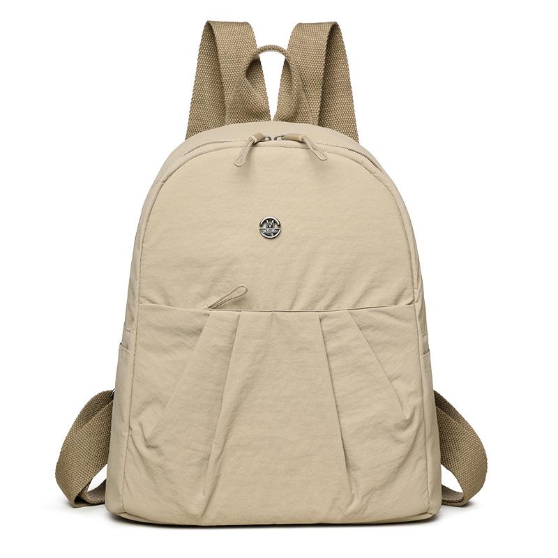 

Женский нейлоновый рюкзак, однотонный дорожный рюкзак хаки