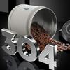 Stainless Steel Airtight Coffee Bean Container for Grounds Tea Sugar Nut Beans
