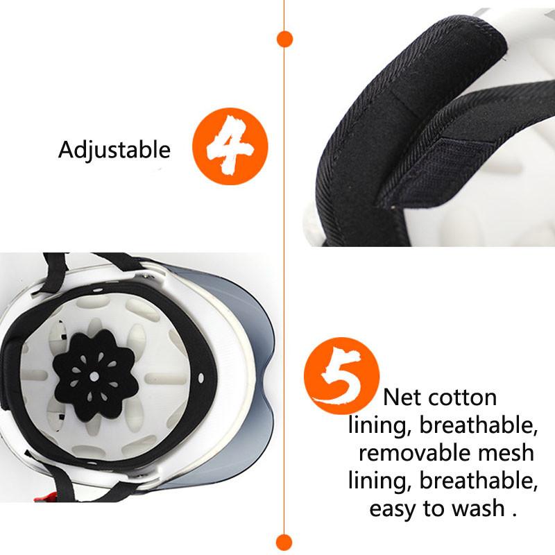 Scooter Bike Open Face Half Baseball Cap Anti-UV Safety Hard Hat Motocross Helmet Safety Motorcycle Helmet Multiple Color