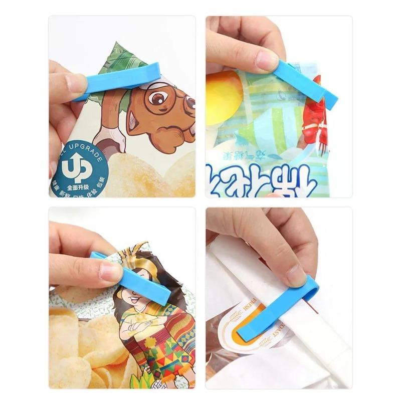 10PCS innovative trash can clips - safe and non slip trash bag holder, stylish divider side clips, convenient for home use