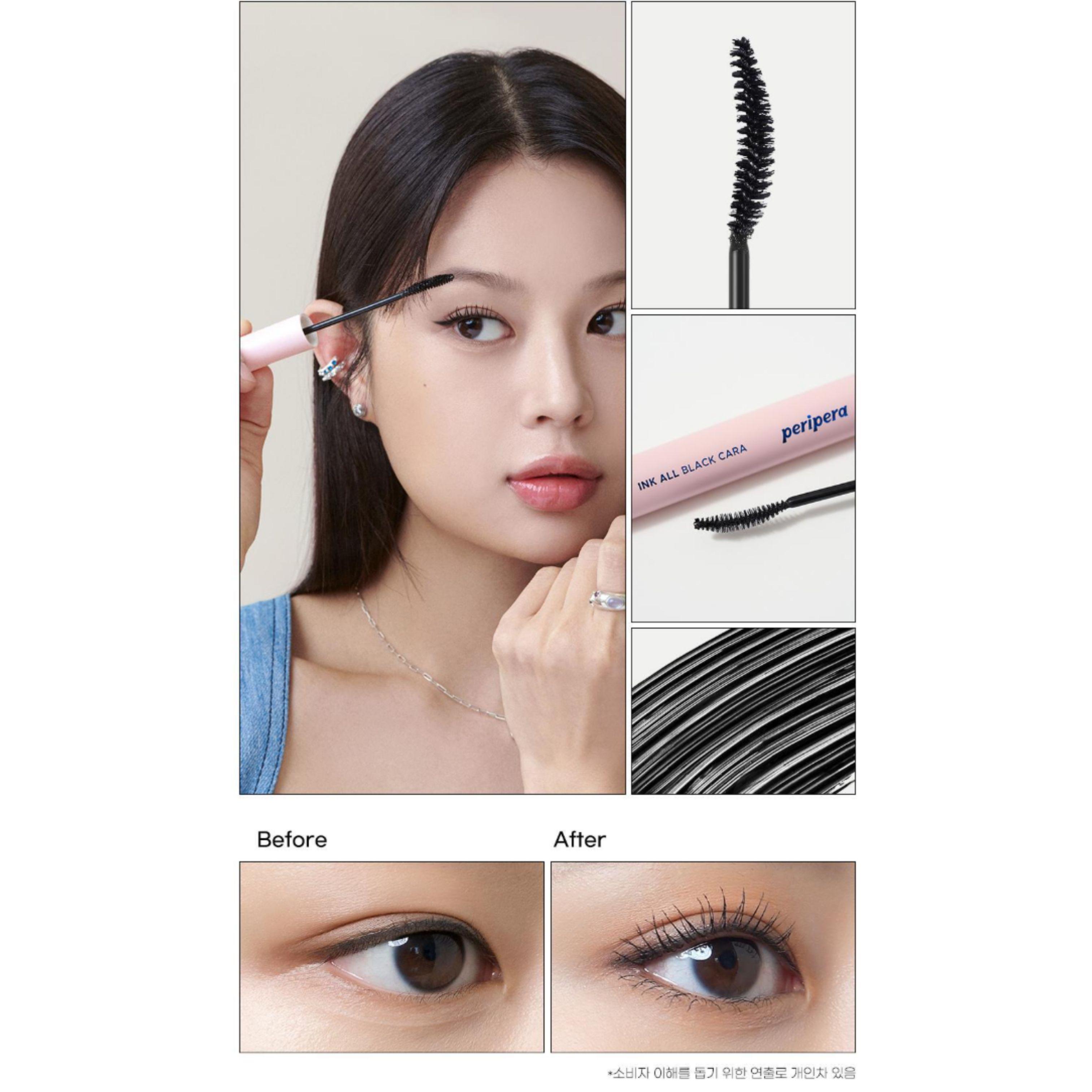 peripera Ink All Black Cara 7g (Long / Volume) 01 Long Curling
