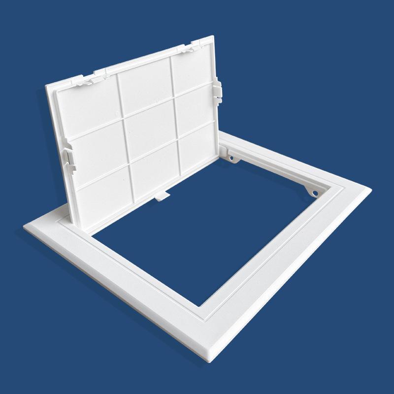 1Pc Access Panel Inspection Hole Pvc Access Doors Wall Ceiling White Hatch Cover Universal Plastic Push-Type Inspection Port