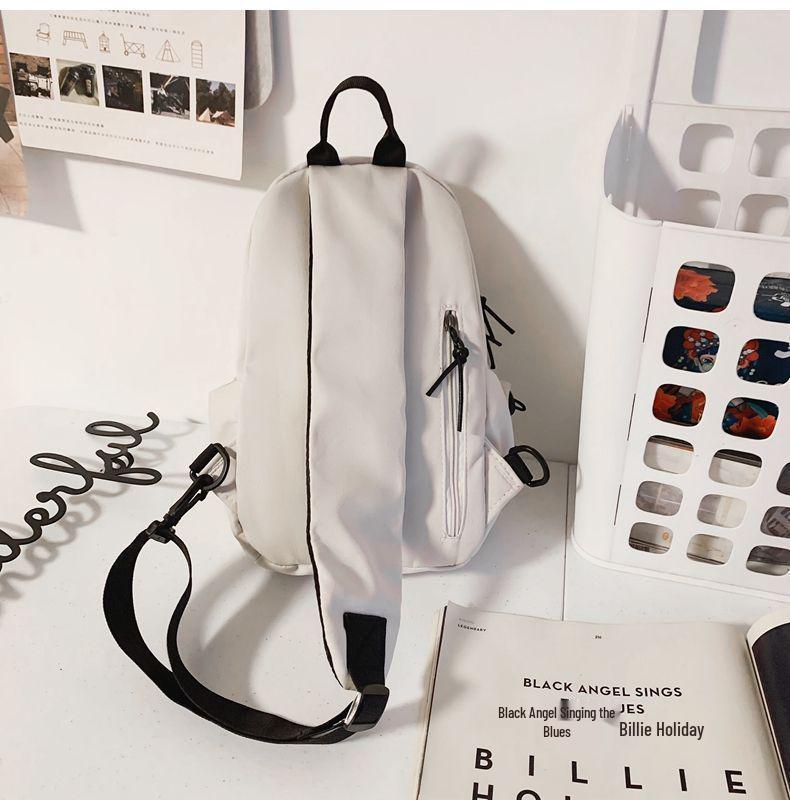 Men's Lightweight Mountaineering Single Shoulder Bag - Crossbody Chest Pack for Climbing, Cycling, and Casual Use