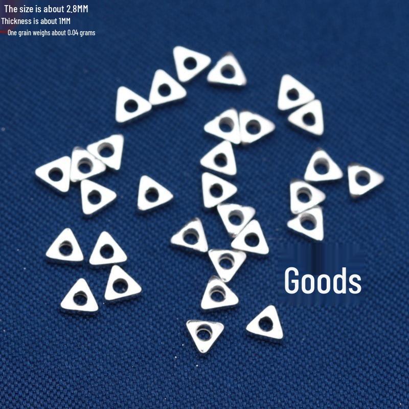 Sterling Silver Triangle & Square Fragments - DIY Handmade Accessories Parts