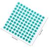100Pcs Clear Number Stickers PVC Self-Adhesive Round Labels for DIY Handmade Crafts Gift Wrap Envelope Sealing Room Storage Tags
