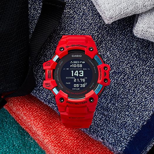Casio G-SHOCK Men's Stainless Steel 200M Water Resistant Digital Shock Resistant Quartz Watch GBD-H1000-4