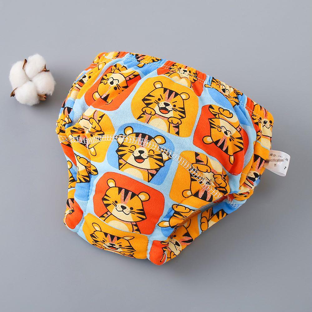 Breathable 6-Layer Cotton Baby Training Pants: Washable Cloth Diapers for Newborns
