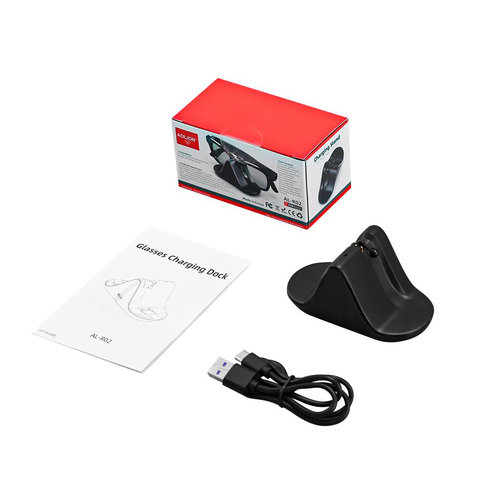 

Для Meta Wayfarer USB/Type-C Зарядный кабель защита от беспроводной зарядки Быстрая зарядка для Meta Smart Glasses AR чёрный