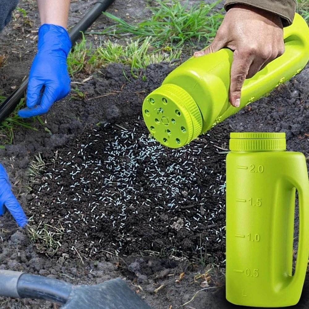 Portable Hand Spreader Large Capacity Fertilizer Spreaders Handheld Spreaders Lawn Care