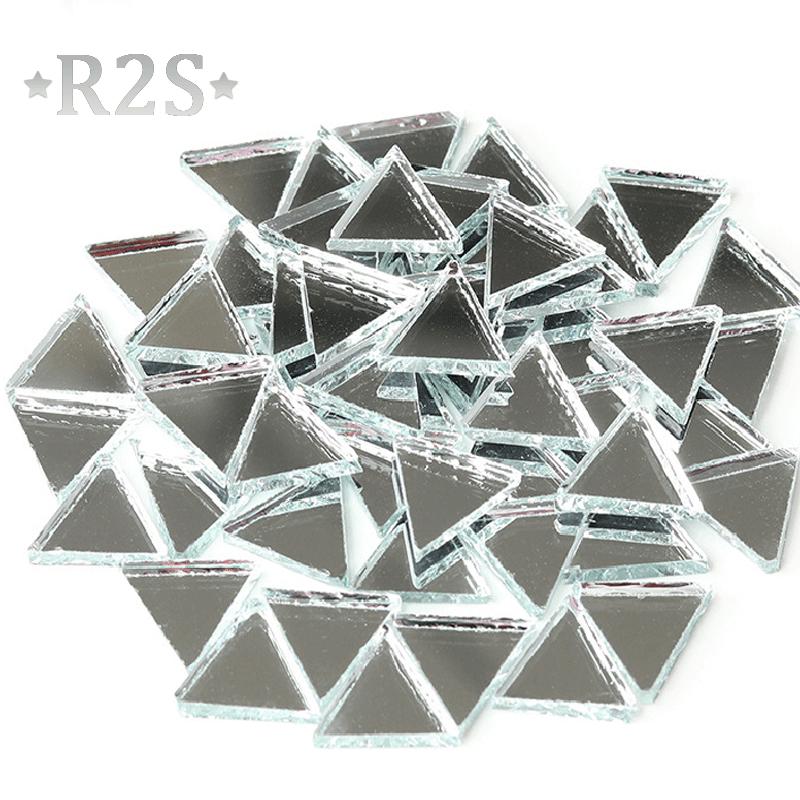 1kg Glass Mirror Mosaic Tiles Bulk Diamond Shape DIY Craft Handcrafted Accessory Home Wall Artwork Decor Supplies arte