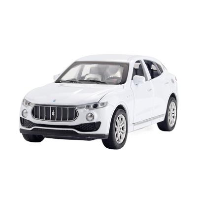 1/32 Maserati Levante SUV Alaşım Araba Modeli Diecast Metal Oyuncak Ses ve Işık Geri Çekme Oyuncak Koleksiyon Minyatür Araba Oyuncakları Hediye