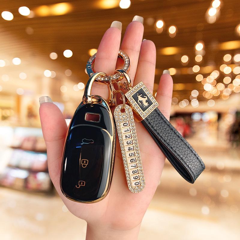 Premium Vollabdeckung Auto Schlüsselhülle