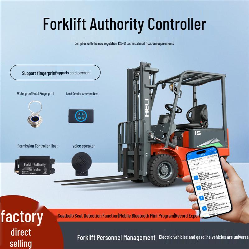 Bluetooth, Parmak İzi ve Kimlik Kartı Erişimi ile LianSuxing B162 Forklift Kontrol Cihazı
