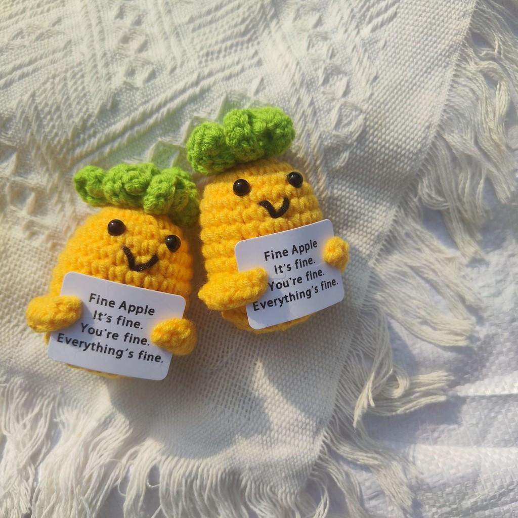 Adorable Crochet Vegetable And Fruit Plush Toy Collection With Colorful Characters