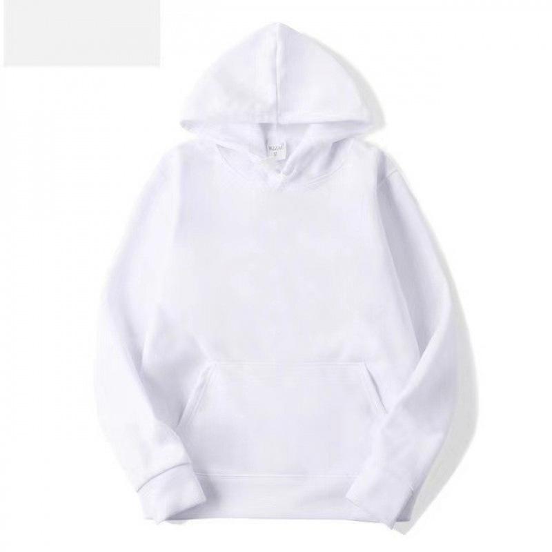 European Unisex Fleece Hoodies: Solid Color, Autumn/Winter, Multiple Colors Available