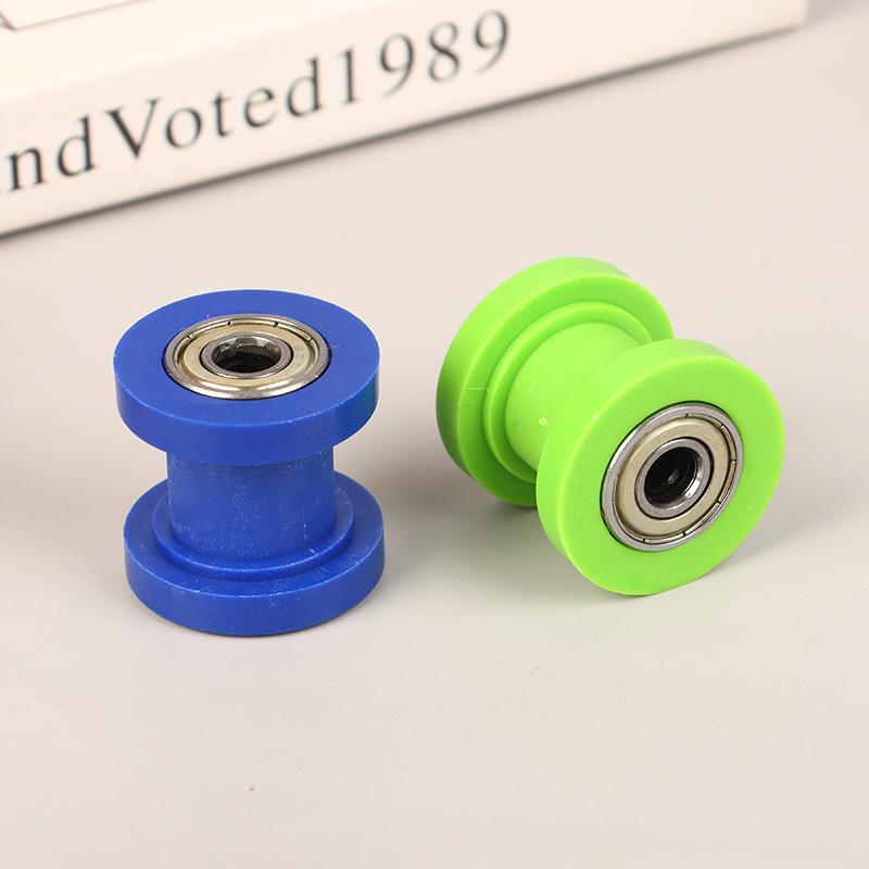 8mm reťazový valčekový posúvač napinák koleso napinák vodítko reťazový valčekový kladkový blok pre motocykel motokros dirt bike
