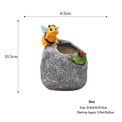 Animal Resin Planter for Succulents Plants Garden Pots, Decorative Flower Pot for Micro Landscape, Tabletop Ornament Decoration