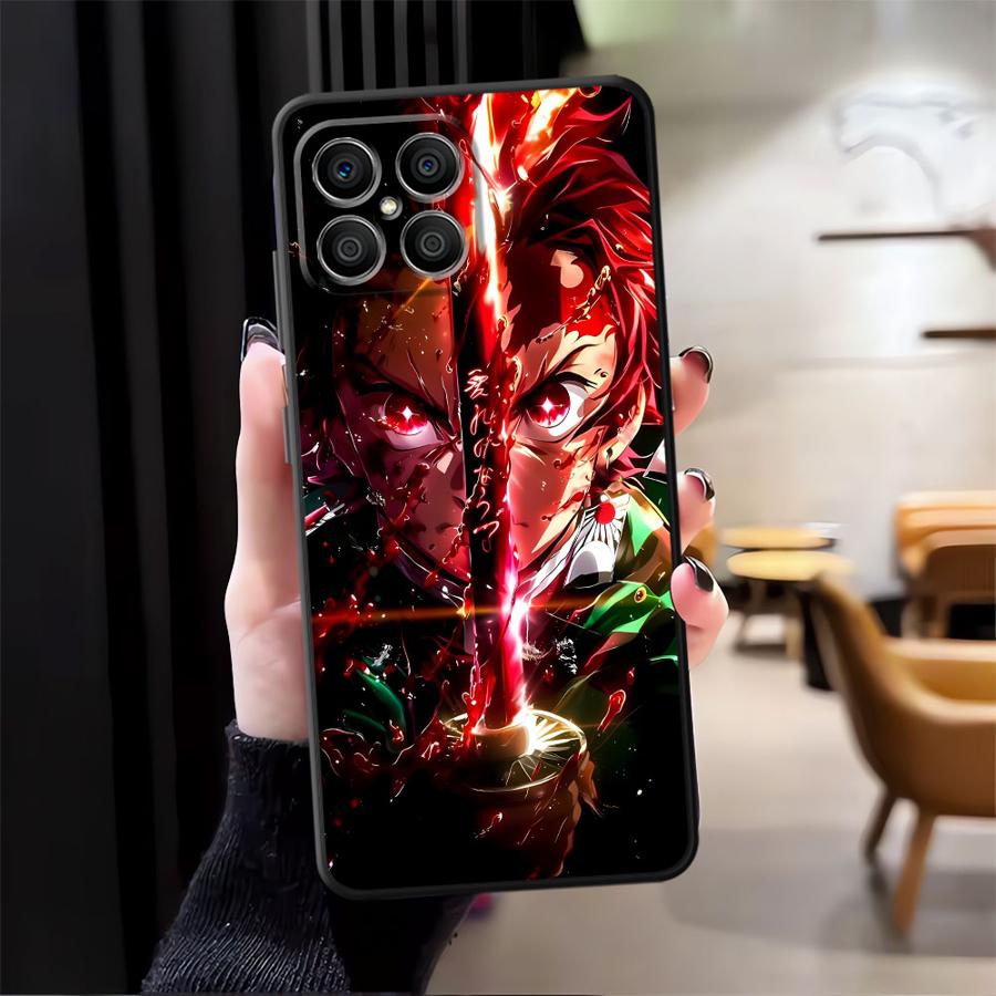 

Anime D-Demon S-Slayer Case for Honor 8X 70 90 X7 X6 X9a X5b X8 Magic5Lite 200 400 Lite Black Soft Phone Cover Honor X9a