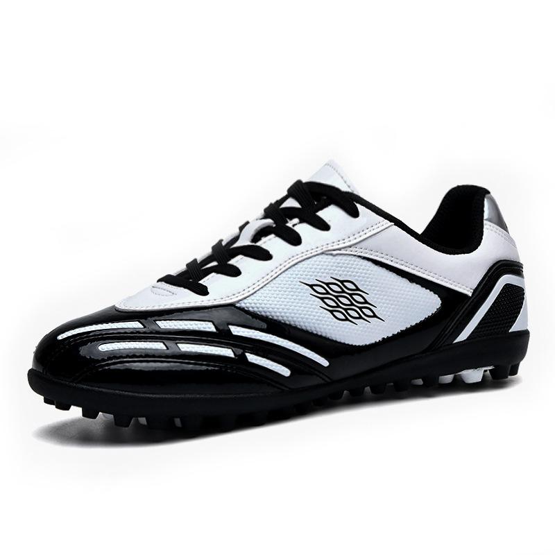 

2026 Boy Girl Baseball Shoes Outdoor Comfort Sports Shoes Anti slip Walking Shoes Sneakers Boys Soccer Cleats Shoes 45 чорний білий колір
