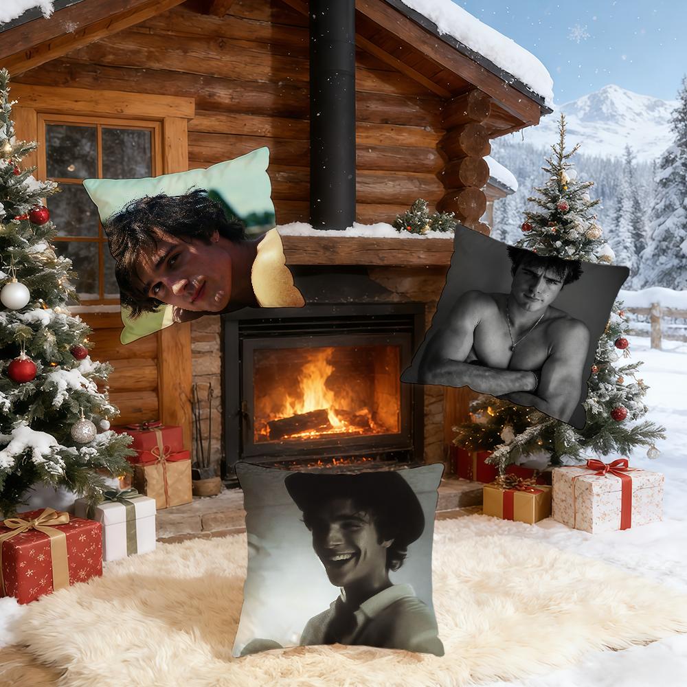 Actor JJacob Elordi Cushion Cover Home Bedding Sofa Living Room Pillowcase Simple Soft Skin Cushion Cover Party Gift