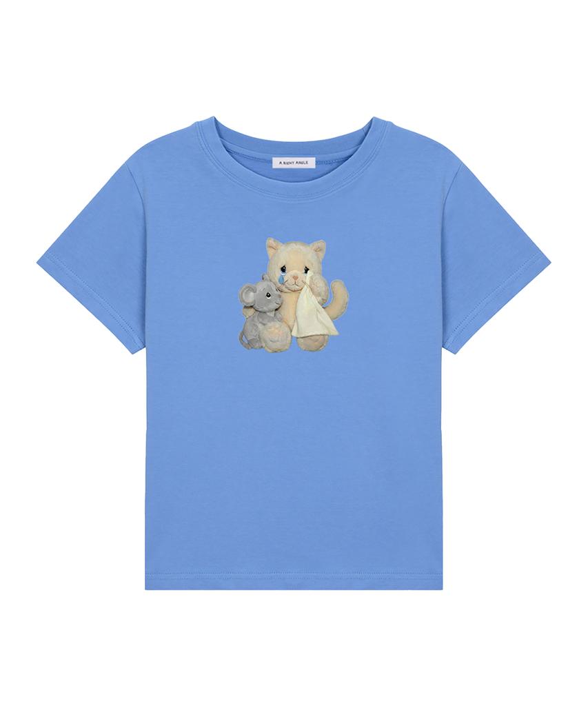 Eolaiteuaenggeul Cat Doll Crop Tee (3 Color)