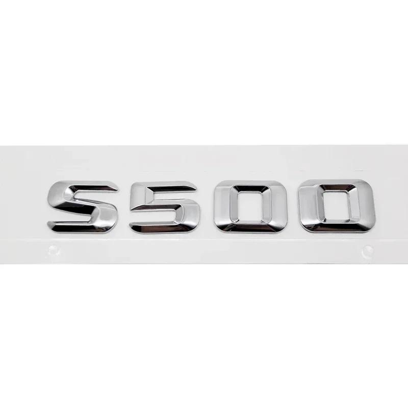 adrjhr1 For Mercedes Benz Modified 3D Car Letter Sticker Rear Trunk Tail Decorative Badge Emblem for Mercedes Benz S400 S420 S430 S450 S