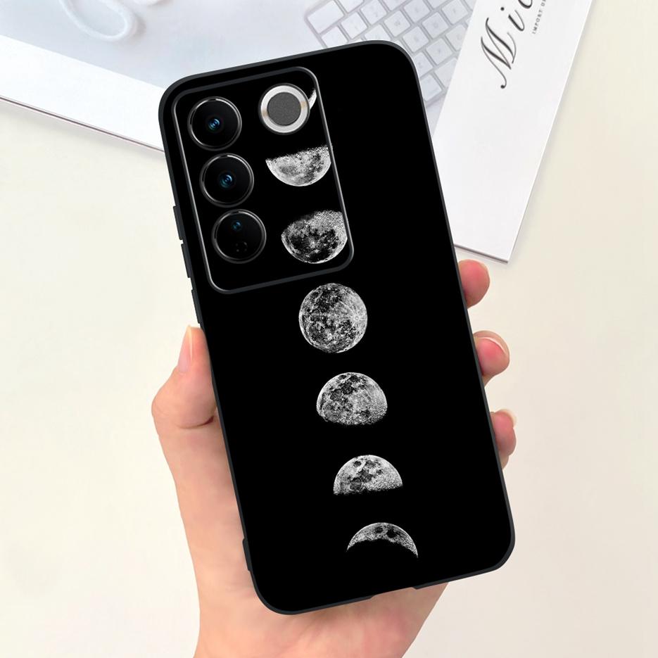 For Vivo V27 Case Vivo V27e V2237 Cute Fashion Painted Cover Soft Silicone Phone Case For Vivo V27 Pro V 27 V27e Back Cover Bags