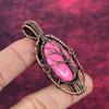 Tree Of Life Thulite Pendant Gemstone Jewelry Copper Wire Wrapped Antique Pendant