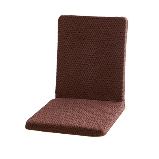 Spisestoltrekk Elastisk Jacquard Stoltrekk med Sittepute Avtakbart Vaskbart Slipcover Stolbeskytter for Hjem Restaurant