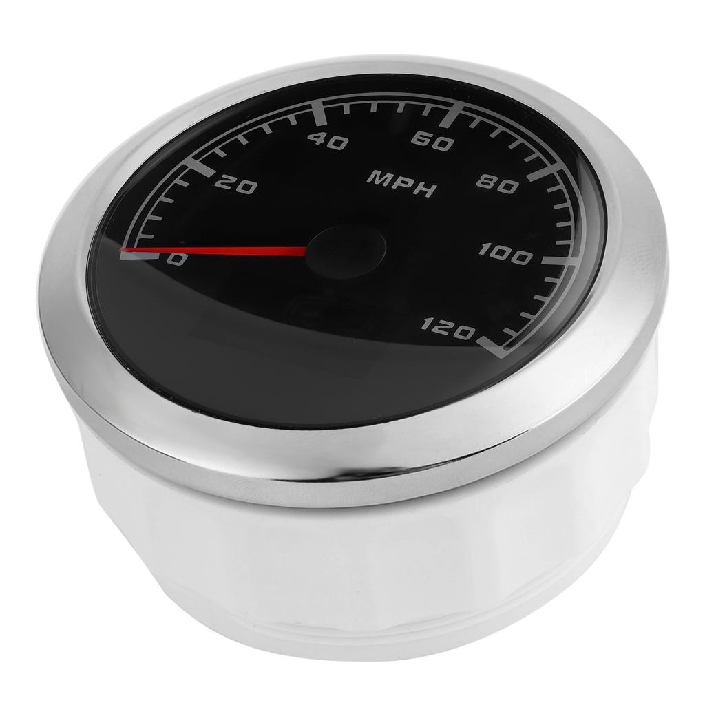 85mm GPS Tacho Armaturenbrett Kilometerzähler HD Anzeige für Boot Yacht Motorrad Auto 120MPH