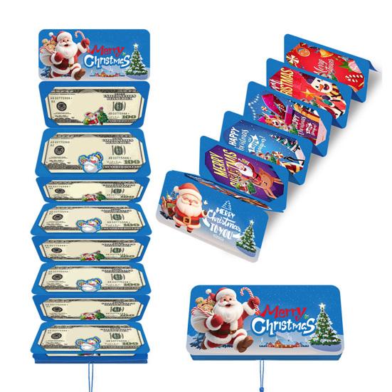 Christmas Surprise Money Holder with Envelopes Cash Gift Card Holder with