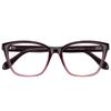Cat Eye Myopia Glasses Women'S Retro Contrasting Colors Ins Wind Glasses Frame Black Frame Glasses Frame