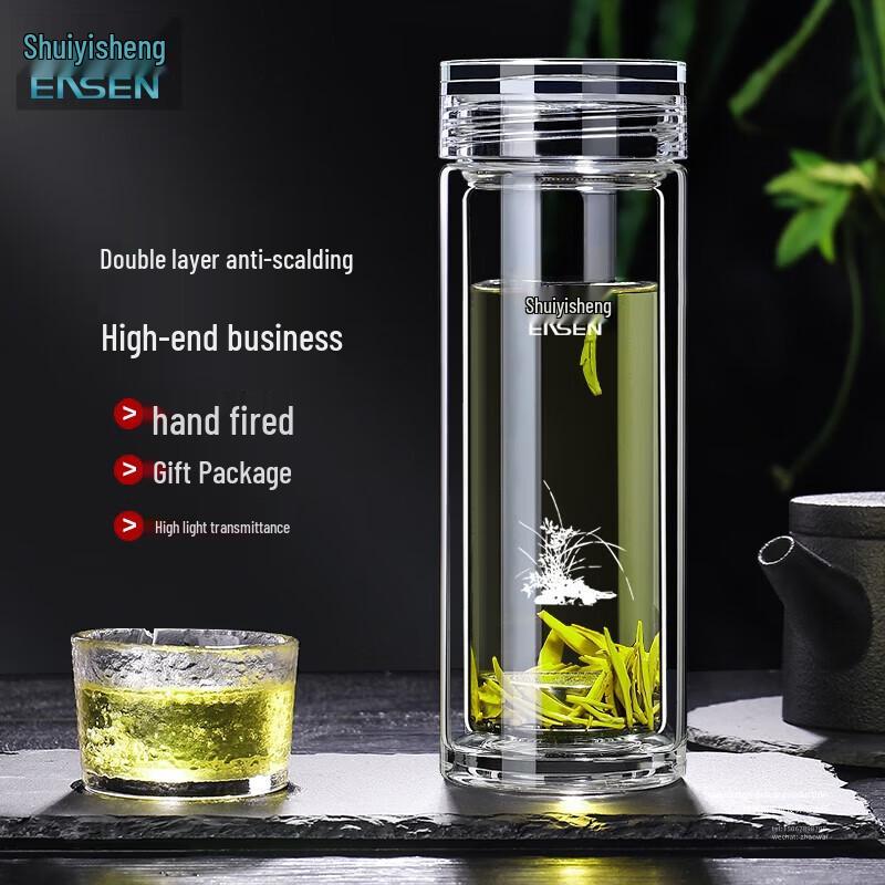 

Shuiyisheng G761 High Borosilicate Double-Layer Glass Cup