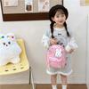Fashionable Cartoon Toddler Backpack Lightweight Oxford Cloth For School
