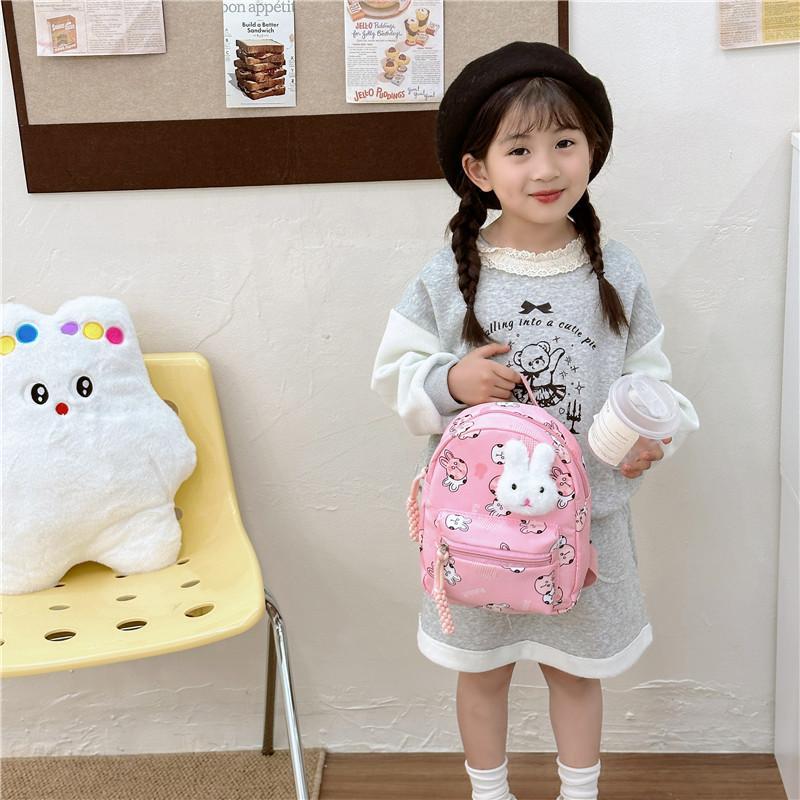 Fashionable Cartoon Toddler Backpack Lightweight Oxford Cloth For School