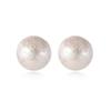 Classic Gentle Cotton Pearl Stud Earrings Retro Elegant Exquisite Fashion Earrings Premium Daily Light Luxury Versatile Earrings