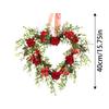 Valentines Day Wreath Decor Decorative Garland Home Decor Valentine's Day Front Door Wreath For Porch Cabinet Home Indoor
