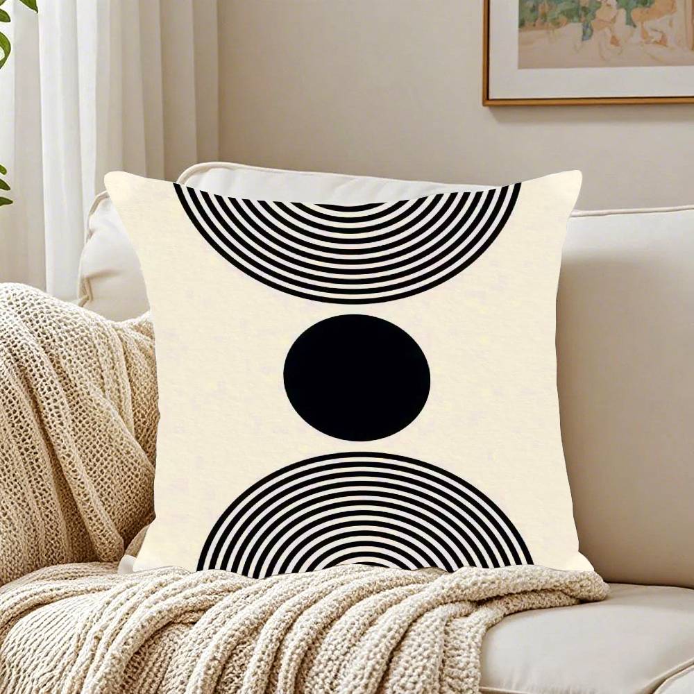 Home Decor Abstract Geometric Pattern Throw Pillow Covers Pattern Cushion Cover Suitable For Sofa Bedroom Car Pillow Cover