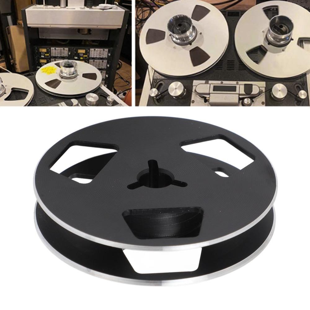 Bobina vuota per nastro da 1/4 di pollice da 2,5 pollici, bobina per nastro audio a 3 fori, migliora la qualità del suono, bobina di riavvolgimento, cancellazione