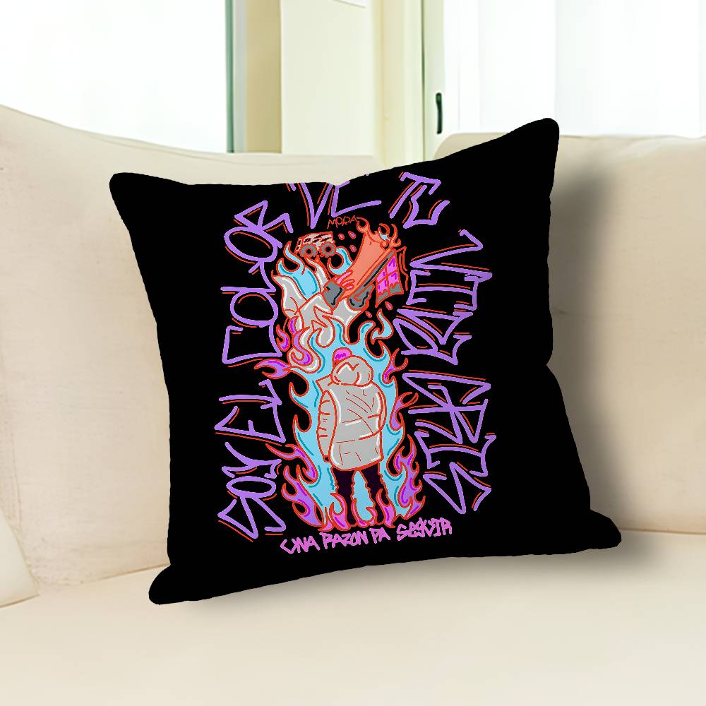 Singer M-Mora Album MICRODOSIS Pillow Cases for Bedroom Living Room Sofa Home Decor Polyester Cushion Cover with Zipper