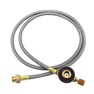 Outdoor Camping Fuels Canister Adaptor Camping Hiking Stove Butanes Gas Adapter Convert Connector with Extension Tube