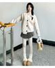 Women's Thickened Dark Gray Leggings, Plus Velvet, Extra Warm, Autumn/Winter Outerwear with Lambswool