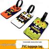 Frankenstein Halloween Luggage Tag - Soft PVC Rubber, Epoxy Identification Tag for Suitcase