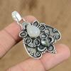 Gift For Women Jewelry Pendant 925 Sterling Silver Natural Moonstone Gemstone