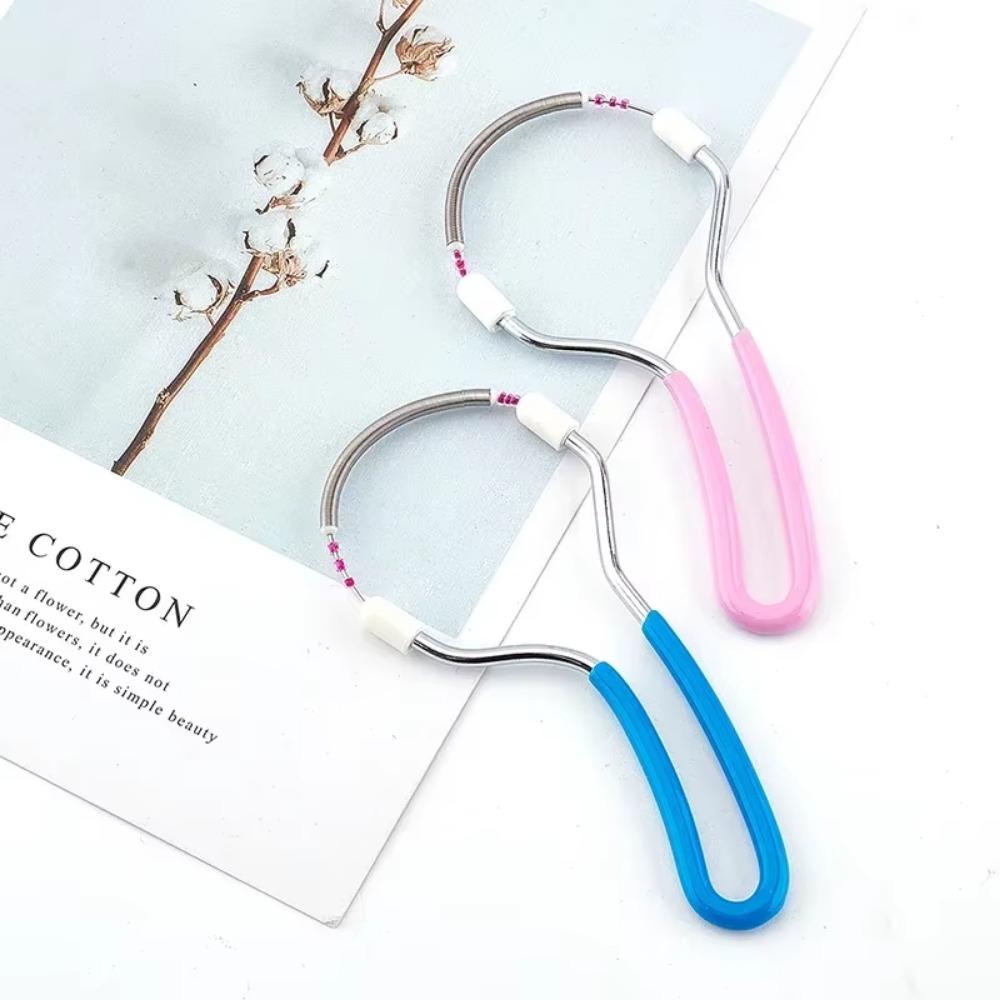 1-80 Stück Gesichtshaarentferner Fadenepilierer Gesichtsepilierer Schmerzloser Lippen Kinn Nacken Haarentferner Feder Gesichts-Schönheitswerkzeuge für Frauen