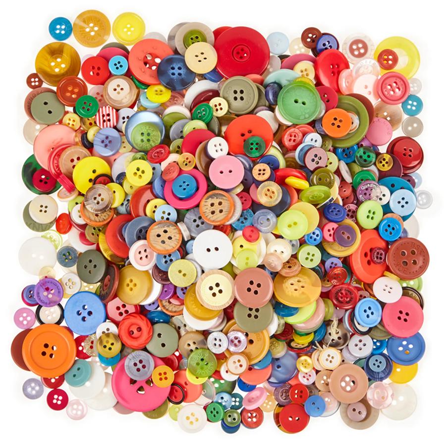 60/120/240 Stück Runde Kleine Knöpfe Bunt Bastelbedarf Nähen Kleidung DIY Malzubehör XJM