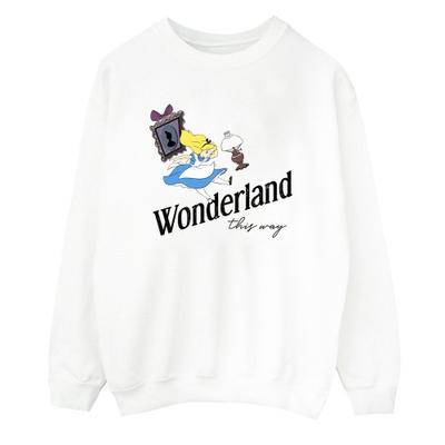 Mens Alice In Wonderland This Way Sweatshirt