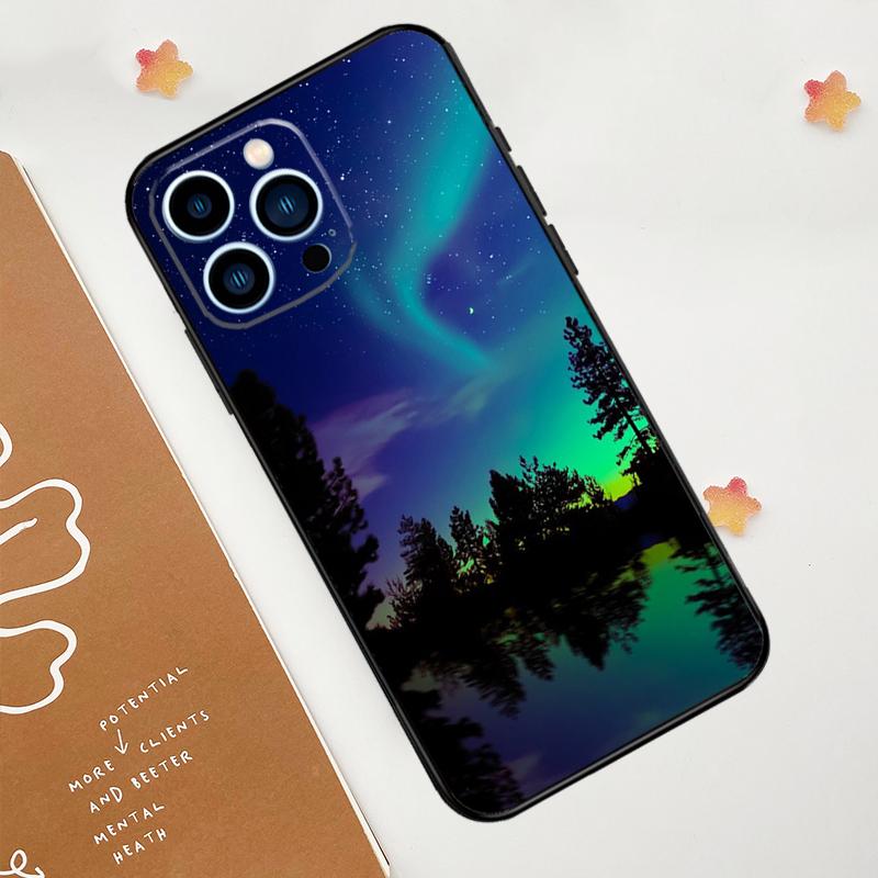 Northern Lights Phone Case For iPhone 15 16 14 13 12 11 Pro Max Mini Plus XS X XR Back Cover