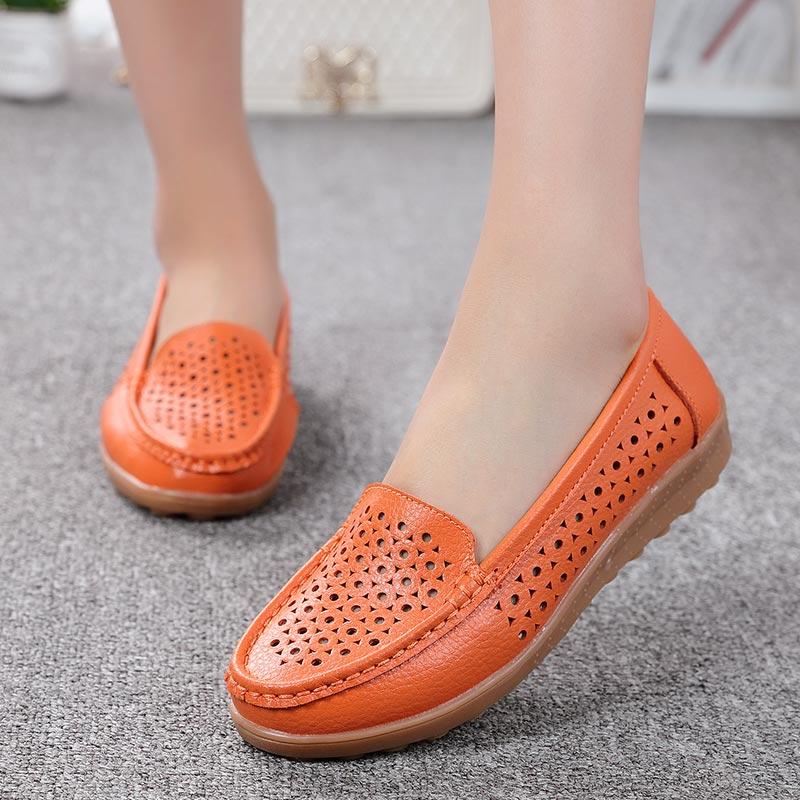 Spring flat bottom soft sole breathable shoes single shoes Doudou shoes large size beef tendon sole casual maternity shoes 41 5480₽
